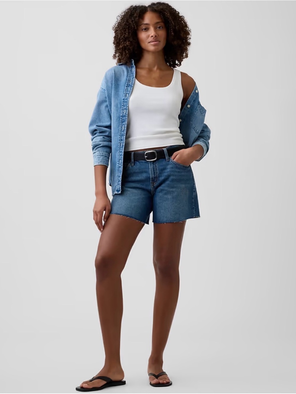 GAP Blue Denim Cutoff Shorts